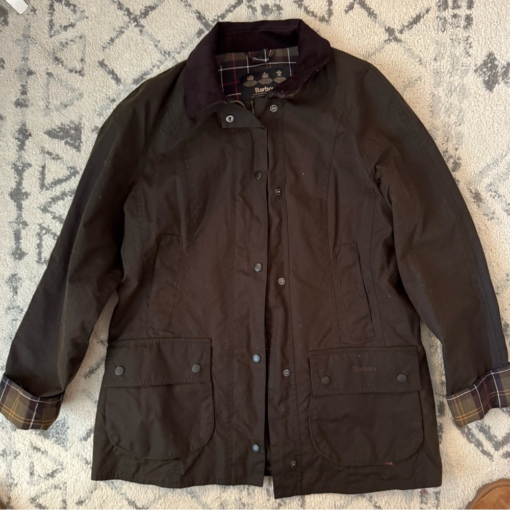 Barbour Waxed Jacket | Womens Size 8